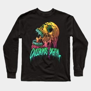 Dripping Skull Long Sleeve T-Shirt